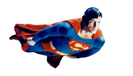 Superman Flying Side